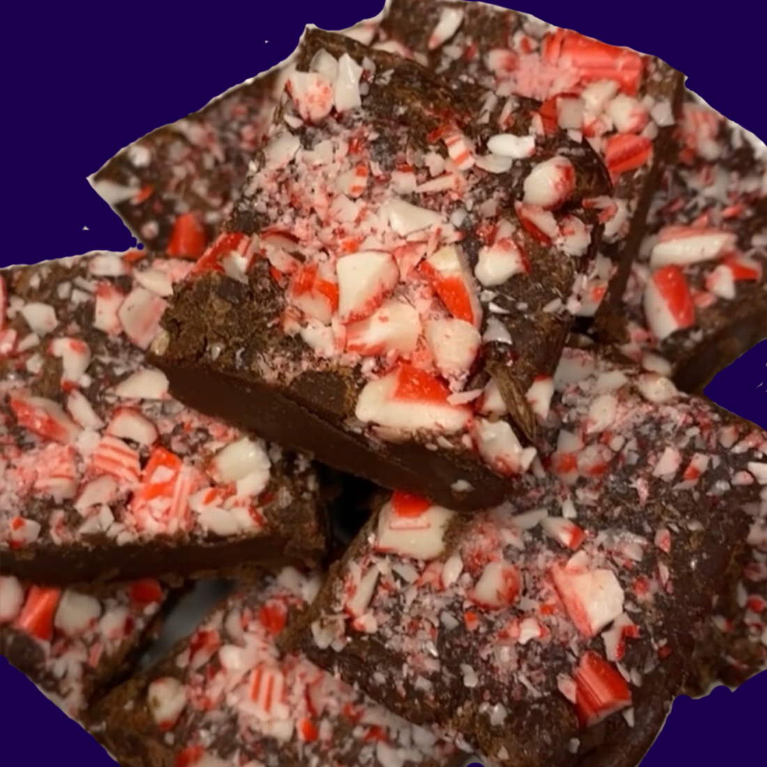 SUGAR FREE Chocolate Peppermint Fudge